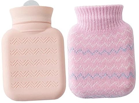 HAPINARY Stitch Plush Hot Water Bottle Cover UK Leakproof Soft Fleece Winter Hand Warmer Reusable Hot Water Bag Sleep Well Comfortable