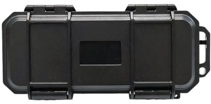 Fenteer Everyday Carry Tool Storage Box Water Resistant for Small Electronic Devices Multifunctional Protective Knife Case Shockproof, Black