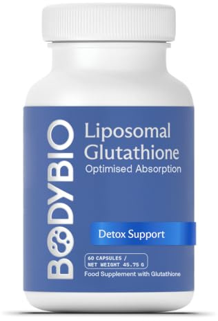 BodyBio Liposomal Glutathione - Antioxidant for Detox & Toxin Removal | Advanced Liposomal Absorption