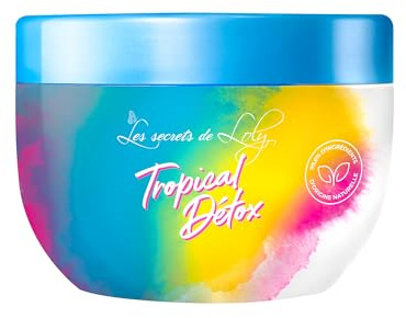 Les Secrets de Loly – Tropical Détox – 4-in-1 Reinigung & Kopfhaut Detox – Hydratisierend & Reinigend – Für alle Haartypen – 99,6% natürliche Inhaltsstoffe – 250 ml
