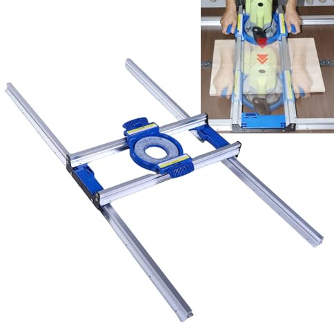 Jectse Oberfräsenschlitten, Holzbearbeitungshobelvorrichtung aus Aluminiumlegierung mit Präziser C-Schiene und Reibungsarmem Schlitten, Zum Glätten Kleiner Holzbearbeitungsteile und