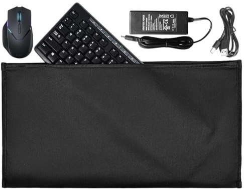 Tastaturhülle – Oxford-Stoff, 53 x 28 cm, Aufbewahrungstasche, Staubschutz | tragbare Aufbewahrungstasche, Tragetasche für mechanische, Tasche für Büro
