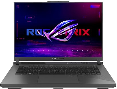 ASUS ROG Strix G16 | 16 WUXGA | Ryzen 9 8940HX | RAM: 128GB | SSD: 1TB | Gaming Laptop | NVIDIA RTX 5060 | 165Hz | Einzeltasten RGB | Windows 11 Pro | Notebooktasche