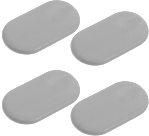 VICASKY 4PCS Toilet Seat Buffers, Plastic Anti-Noise Toilet Seat Bumpers Replacement Cushioning Pads Noise Dampening Bidet Attachment for Bathroom Wc