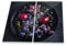 Herdabdeckplatte Abdeckung Ceranfeld Abdeckplatte Schneidebrett 2-Teilig 60x52 Früchte Beeren Violet Spritzschutz Glasplatte Ceranfeldabdeckung Herdschutz Sicherheitsglas Glasschneidebrett 2x30x52