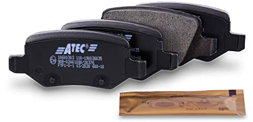 BESTPRICE Bremsbelagsatz Hinterachse, Bremsbeläge Bremsklötze hinten, 4 Stück, Kompatibel mit MERCEDES-BENZ A-Klasse (W168), A-Klasse (W169), B-Klasse Sports Tourer (W245), VANEO (414)