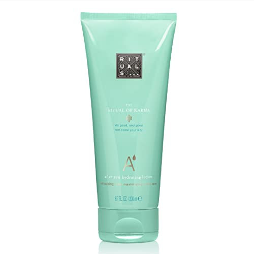 RITUALS After Sun de The Ritual of Karma - Loción con Aloe Vera, Loto Sagrado, Té Blanco y Ginko Biloba - Propiedades Hidratantes y Refrescantes con Antioxidantes Naturales, Protección UVA/UVB