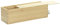LAUBLUST Holzkiste für 1 Weinflasche - ca. 35 x 11 x 11 cm, Natur, FSC® - Weinkiste mit Schiebe-Deckel & Trageseil