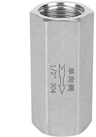 Clapet anti-retour à haute pression en acier inoxydable 304 - Clapet anti-retour hexagonal pour abrasifs pour (1/2)