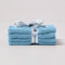 Homescapes 4-TLG. Luxus Seiftuch-Set hellblau, 4 Handtücher 30x30 cm, 100% ägyptische Baumwolle, 500 g/m² – weich, saugfähig & schnelltrocknend