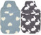 Vagabond 2L Blue Hearts Hot Water Bottle and Cover & Vagabond Bags Grey Rabbit 2 Litre Hot Water Bottle and Cover