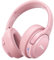 Uliptz Cuffie Wireless Bluetooth, 65 Ore Di Riproduzione, 6 EQ Modalità di Suono, Cuffie Senza Fili Stereo HiFi Over Ear con Microfono, Cuffie Bluetooth 5.3 per Viaggio/Ufficio/Telefono/PC (Rosa)