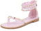 QUEEN HELENA Infradito Sandali Bassi alla Schiava con Borchie Donna Y4012 (Rosa, numeric_36)