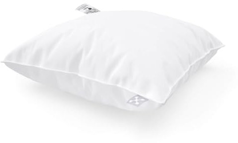 smart® Basic Pillow - Made in Germany - weiß, Allergiker geeignet (Nomite), ergonomisch und stützend - Öko-Tex 100 Klasse 1 – 100% Baumwolle (80 x 80)