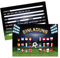 ALEGRE® Fußball Einladungskarten Kindergeburtstag Junge,12 Stk Einladungskarten Fussball,Einladung Kindergeburtstag Junge Mädchen,Coole Fussball Partyeinladungen,Einladung Fussball Geburtstag Jungen