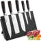 Soporte Magnético para Cuchillos, Bloque Magnético de Madera Base Magnética para Cocina