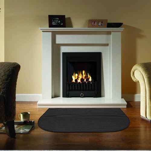 Dhqkqg Alfombra Ignífuga para Chimenea, Alfombra Barbacoa Exterior, Estera Ignífuga para Chimenea, Alfombrilla Chimenea, Tapete para Fuego Tapete de Protección contra Brasas, 102 x 50 cm
