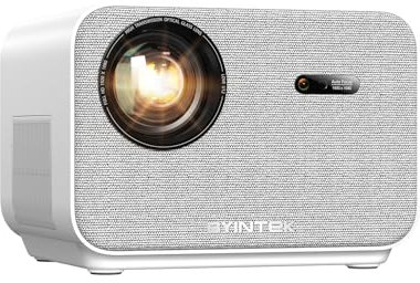 BYINTEK Love U12 - Proyector inteligente 1080P Full HD WiFi, 800 lúmenes ANSI, enfoque automático, completamente sellado, a prueba de polvo, altavoces incorporados, proyector LED de vídeo en casa
