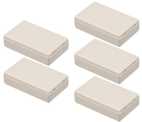 TOP-VIGOR 58 x 35 x 15mm Mini Dustproof Electrical Junction Box ABS | Plastic Project Boxes for DIY Electronics Projects, Indoor Power Module Case, Instrument Case Box
