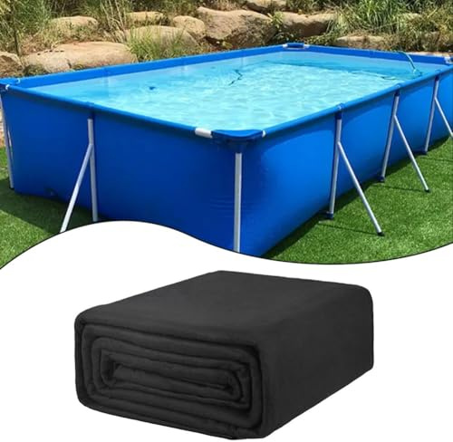 Le tapis de piscine carré est antidérapant, résistant à l'humidité pour l'extérieur et résistant aux perforations.