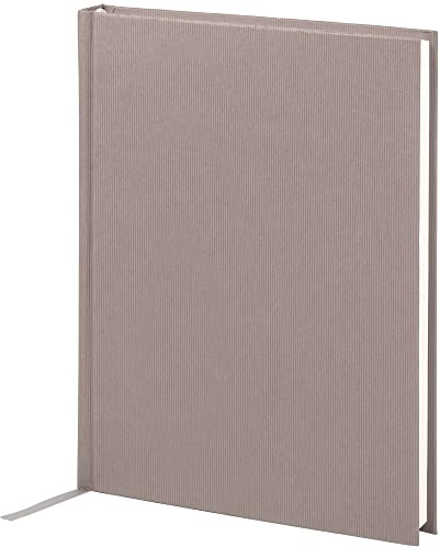 Rössler SOHO Notizbuch A5 punktkariert| Notebook A5 | Bullet Journal A5 | A5 Notizbuch gebunden | Notizbuch dotted | Kladde in DIN A5 | 1 Stück | Farbe: Grau | Taupe