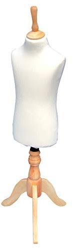 The Shopfitting Shop Milan Schneiderpuppe für Kinder, 2 – 3 Jahre, Schneiderpuppe auf Holzstativ