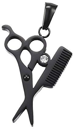 Westernlifestyle Anhänger Kettenanhänger aus Edelstahl Schere Friseur Friseuse