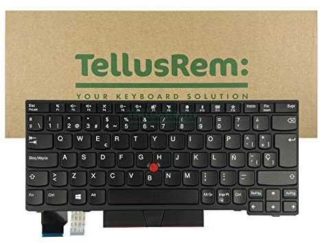 Teclado de respuesto Español sin retroiluminación para Lenovo Thinkpad X280 X390 X395