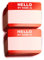 HELLO my name is... 500 Stück Stickerpack