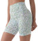 Persit Radlerhose Damen Kurze Sporthose, Sport Shorts Damen Sommer Leggings Yogahose Laufhose Kurz Konfetti - S/36