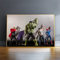 Malerei auf Leinwand Rächer in der Toilette Film Hulk Superheld Poster Kunstdruck Modernes Wandbild für Kinderzimmer Jungenzimmer Wohnkultur Rahmenlos (60x90cm ohne Rahmen)