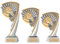Druckspezialist Reiten Pokal Pokalset CROZON Pferde Reitsport Trophäe mit Gravur (M - 17 cm)