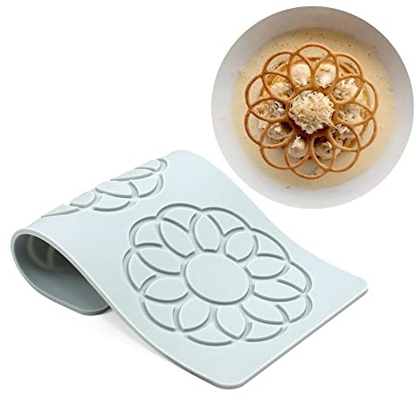 Stampo in silicone 3D a forma di foglia di diamante e cuore - Cioccolato geometrico, zucchero, decorazione per torta