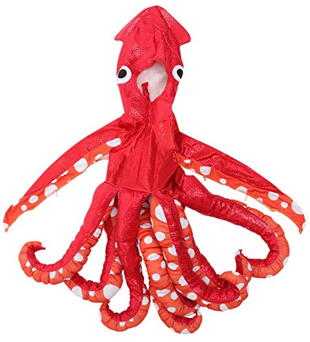 ifundom -overall Kostüm Halloween- Party- Kostü -kostüm Halloween-oktopus- Oktopus-kopf-hut Für Rollenspiele Polyester Kind Tier Fischkopf
