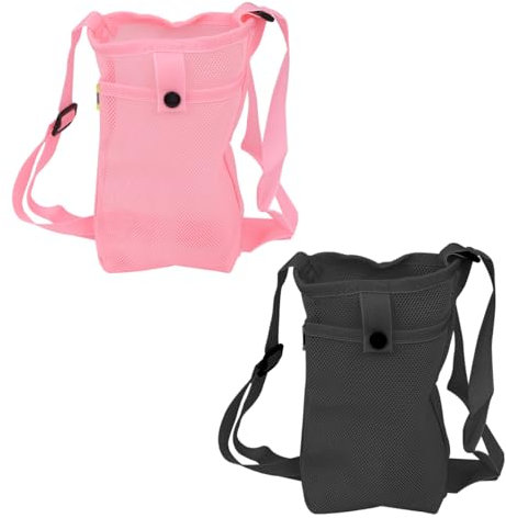 Alnicov 2-Pack Water Bottle Sling Carry Case with Adjustable Straps Nylon Water Bottle Sling for Hiking Camping Walking Sports Gym