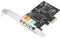 Tarjeta de Audio Estéreo PCI E 5.1, Tarjeta de Sonido para Juegos de 6 Canales, Tarjeta de Sonido Interna para Windows 7 / Vista/XP 32/64 bits, Compatible con DirectSound 3D