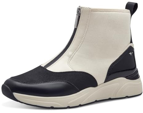 Tamaris Damen Sneaker Vegan; IVORY COMBINED, EU 42