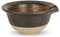 Linkidea Inside Rough Ceramic Texture Shaving Bowl, Shaving Soap Lather Cup for Men, Beard Wet Razor Shave Cream Bowl (Black)