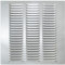 Rejilla de ventilación de metal galvanizado de 35 x 35 cm, con red de protección contra insectos, rejilla de ventilación (35 x 35 cm)