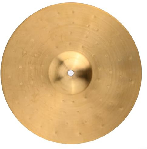 Hasaller Platillos de latón, platillos de latón, para todos los niveles de habilidad, platillos de choque, platillos de choque, platillos de percusión, repuesto de latón con acabado tradicional para