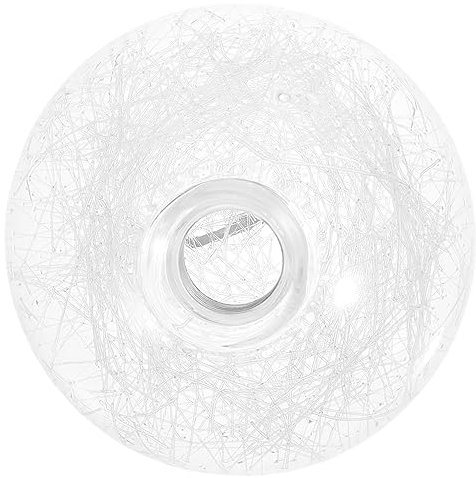 ORFOFE Abat-jour En Verre Abat-jour En Fil De Fer Lampe Globe Abat-jour Simple Abat-jour Globe De Lampe De Remplacement Suspension Globe Abat-jour Vintage Un Verre Transparent