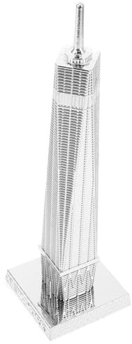Yardenfun New York Statue Figurine Wohnkultur Statue Metall Retro Souvenir Modell Desktop Architektur Modell