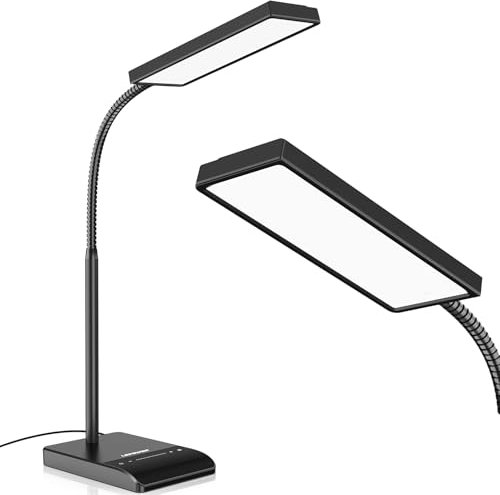 LEPOWER LED Schreibtischlampe 800 LM dimmbar tischlampe 12 W tageslichtlampe leselampe,50 Beleuchtungsmodi,tischleuchte helle Schreibtischlampen für Schlafzimmer, Arbeitszimmer