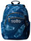 TOTTO - Mochila Escolar Adaptable a Carro, Modelo Acuareles, Capacidad 20 L, Bolsillo Pc 14, Bolsillos Botella, Espaldar Ergonómico con Flujo de Aire, Cómodas Correas en S, Estampado Blueprint