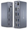 DGYBDFC Docking Station USB C & DisplayPort Dual Monitor für Laptop & Desktop, USB-c Dockingstation DP Type C MST 2 * 4K120Hz Dock mit USBC, 2*USBA 3.2, 2*USBA 3.0 and SD/microSD Card Slots