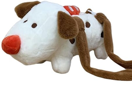 Youngwier Plüsch-Hunde-Tragetasche, pelzige Welpen-Kindertasche - Tierische Umhängetasche für Damen,Süße Plüschtasche für Damen zum Ausgehen