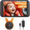 Babyvue USB Baby Car Camera Plug Play 4.5 Inch 1080P Easy Setup Rear Seat Camera with Flexible 360 Rotation, Clear Image Rear-Facing Car Seat Baby Monitor
