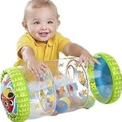 Husalsea Baby Ball Tummy Time Crawl Tummy Time Roller Babyspielzeug 6 bis 12 Monate