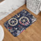 Mexpekil Boat Nautical Compass Door Mat 40 x 60cm Non Slip Doormat Washable Welcome Mat Rug Absorbent Kitchen Mat Floor Mat Home Decor for Indoor Outdoor