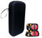 Smavles Funda para Raqueta de Mesa, Funda para Raqueta de Ping Pong/Pala Ping Pong, Apto para 2 Raqueta y 6 Pelotas (Sólo Funda)